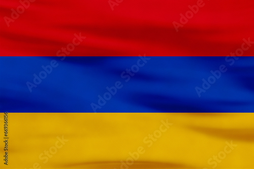 armenian flag armenia country red blue yellow stripes © mr_marcom