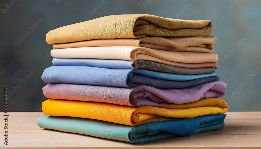 stack of colorful towels stack of colorful towels