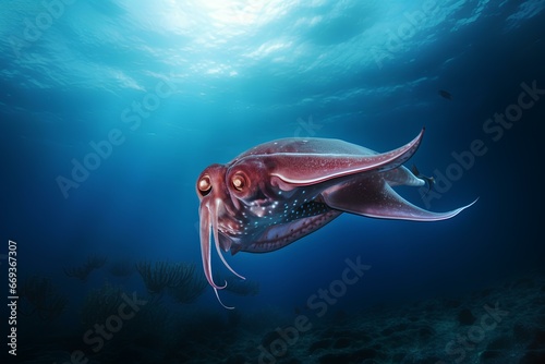 vampire squid in ocean natural environment. Ocean nature photography