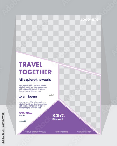 Traveling flyer template