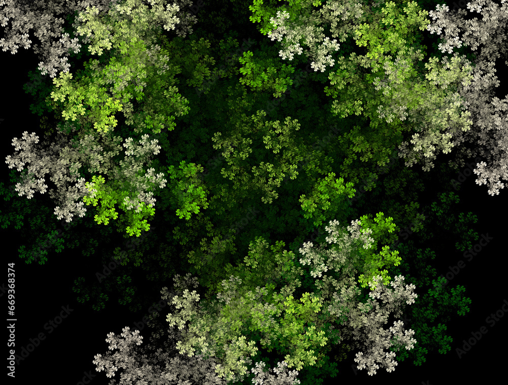 Imaginatory fractal abstract background Image