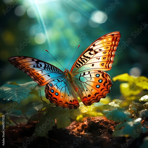 butterfly in nature background ai generated © shamsuddin mamun