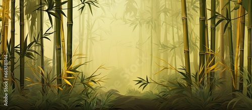 Bamboo trees background