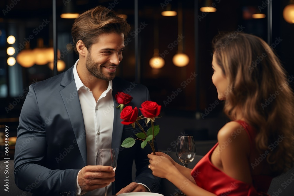 International dating happy couple lovers. People meat and enjoying together time. Generate Ai International dating happy couple lovers. People meat and enjoying together time. Generate Ai