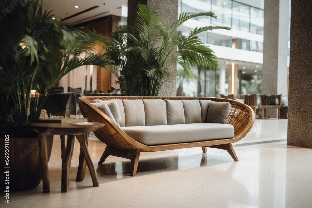Contemporary Hotel Design - Stylish Eco-Friendly Hotel Lobby Decor
