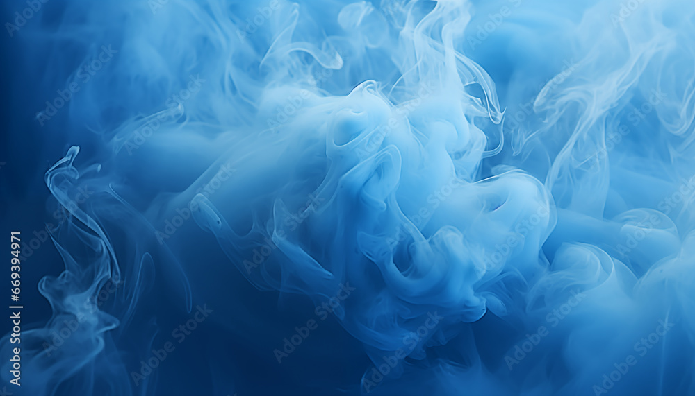 Wasserdampf blau hellblau weiß für Hintergrund oder Akzent - obrazy, fototapety, plakaty 