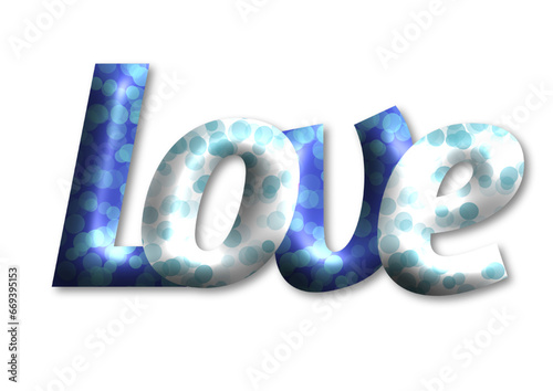 Light blue love written - ideal for websites, emails, presentations, greetings, banners, cards, books, t-shirt, sweatshirt, prints, mug, Sublimation, Cricut	