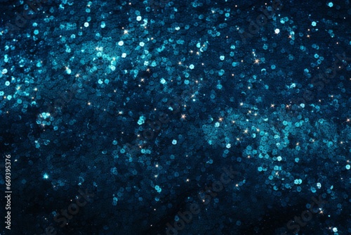 Glitter dark blue texture close-up background