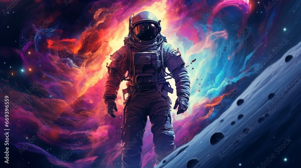 astronaut in space astronaut in space