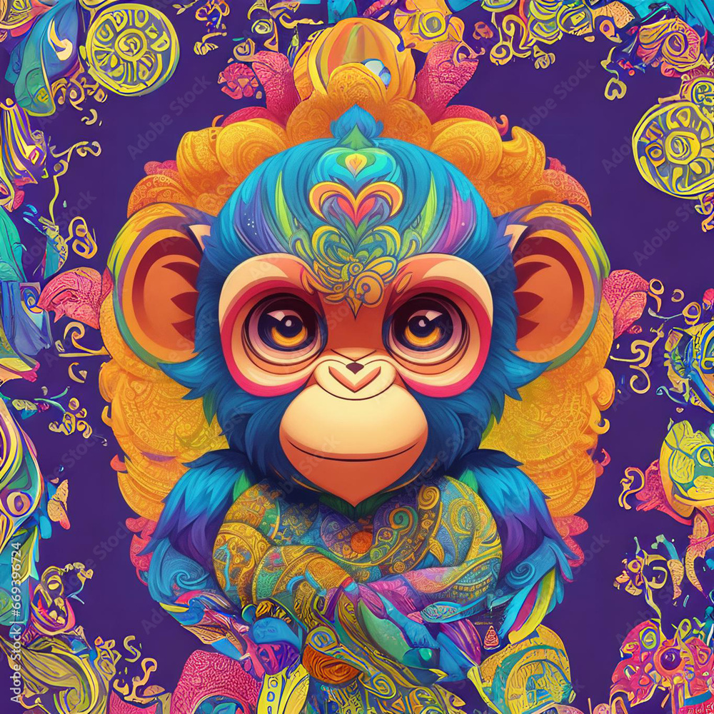 Fototapeta premium Baby Monkey 