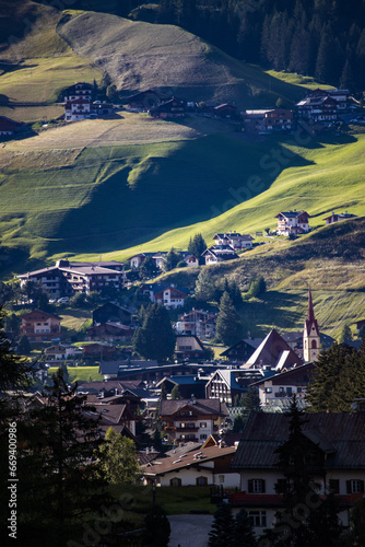 Village from Cinque Torri photo