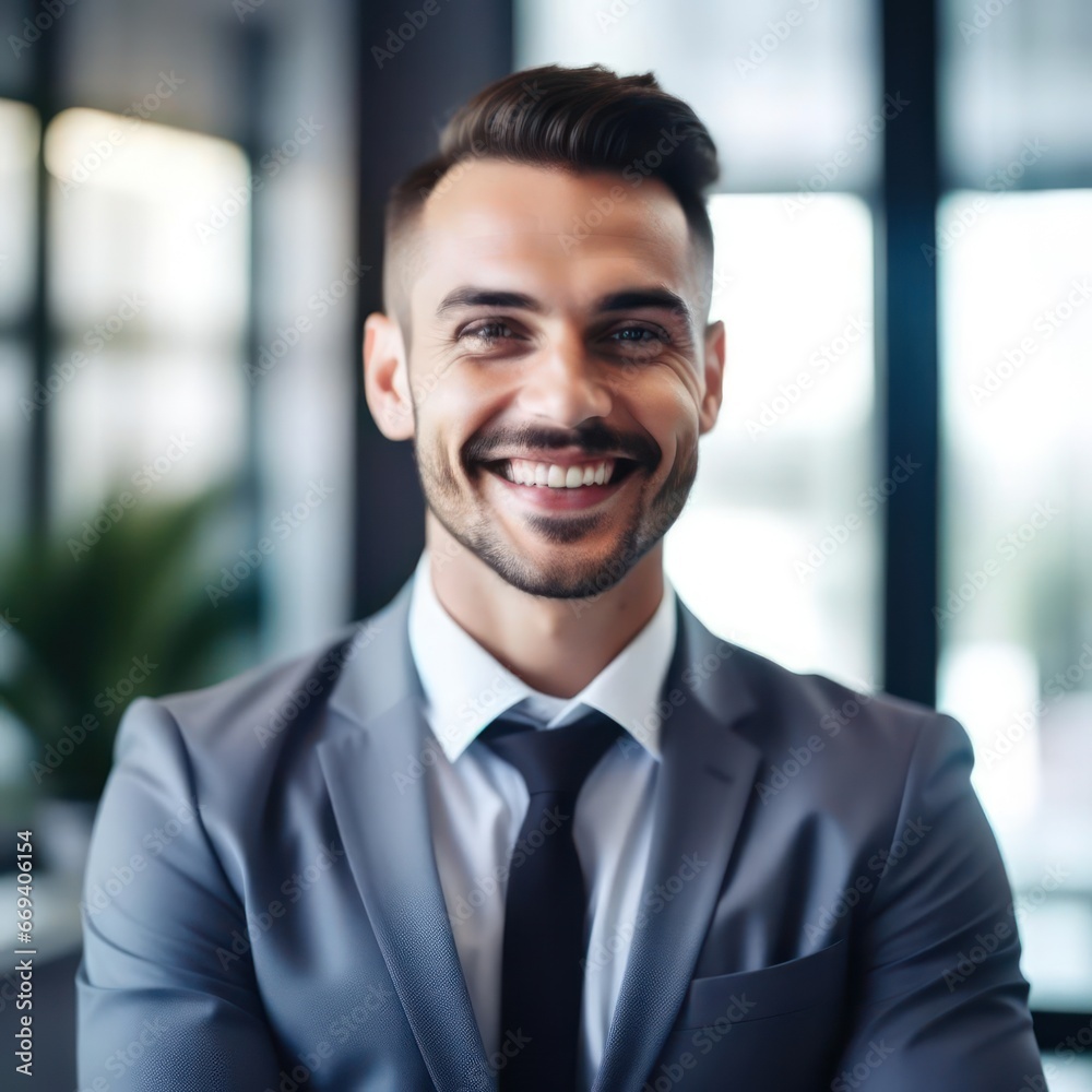 Portrait of a businessman in the office