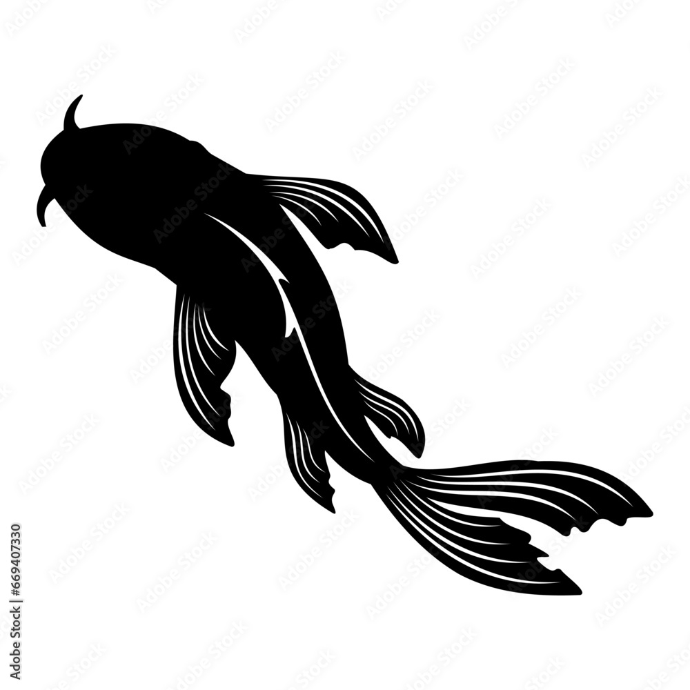 Fototapeta premium illustration of fish