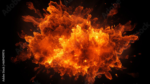 Fire explosion