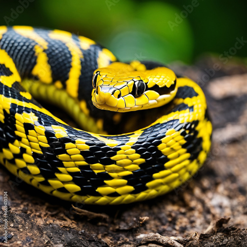 close up of a snake