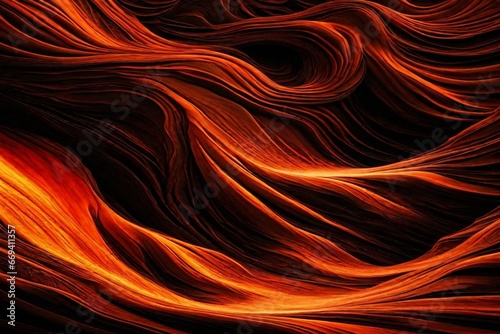 abstract background with lines , abstract image that emulates the texture and flow of molten lava, creating a fiery, dynamic pattern