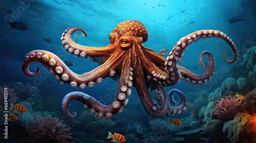 octopus in the sea © faiz