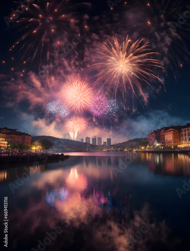 Celebrate the new year in style with a spectacular show of fireworks, each one a stunning representation of the joy and excitement of new beginnings