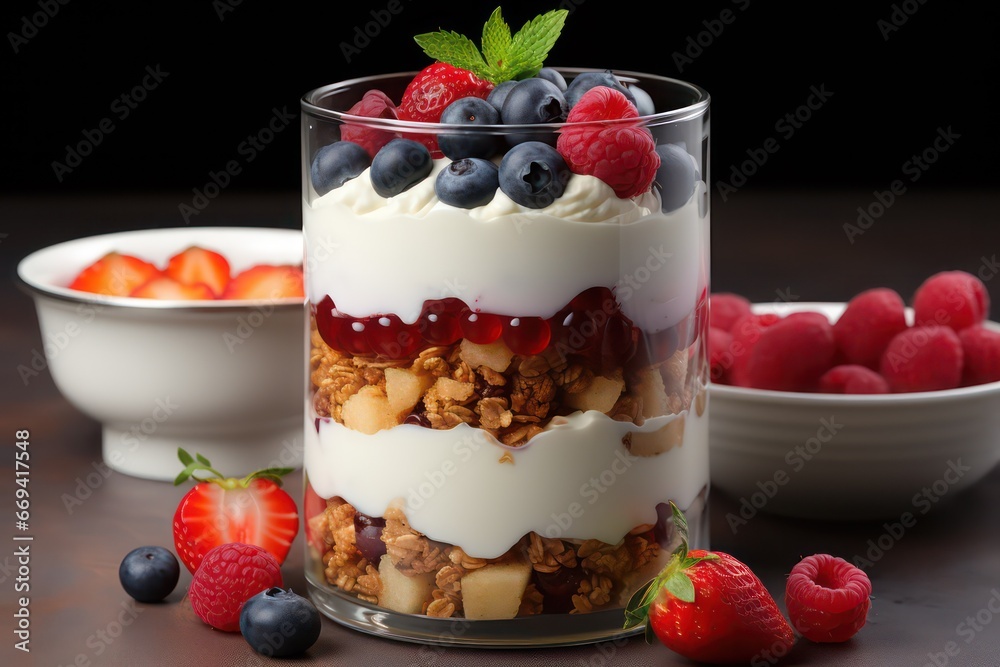 yogurt with berries