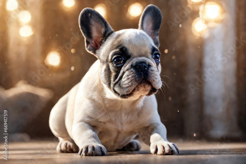 french bulldog, generated by artificial intelligence © normankrauss