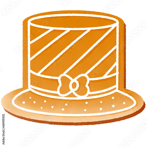 Christmas gingerbread hat