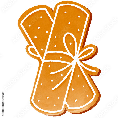 gingerbread cookies illustration