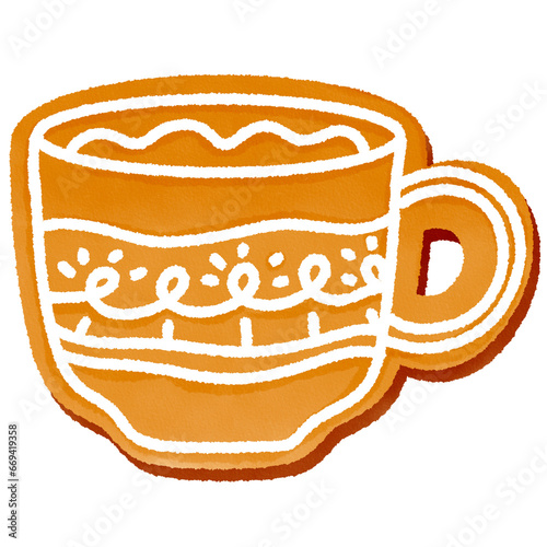 cup of coffee gingerbread