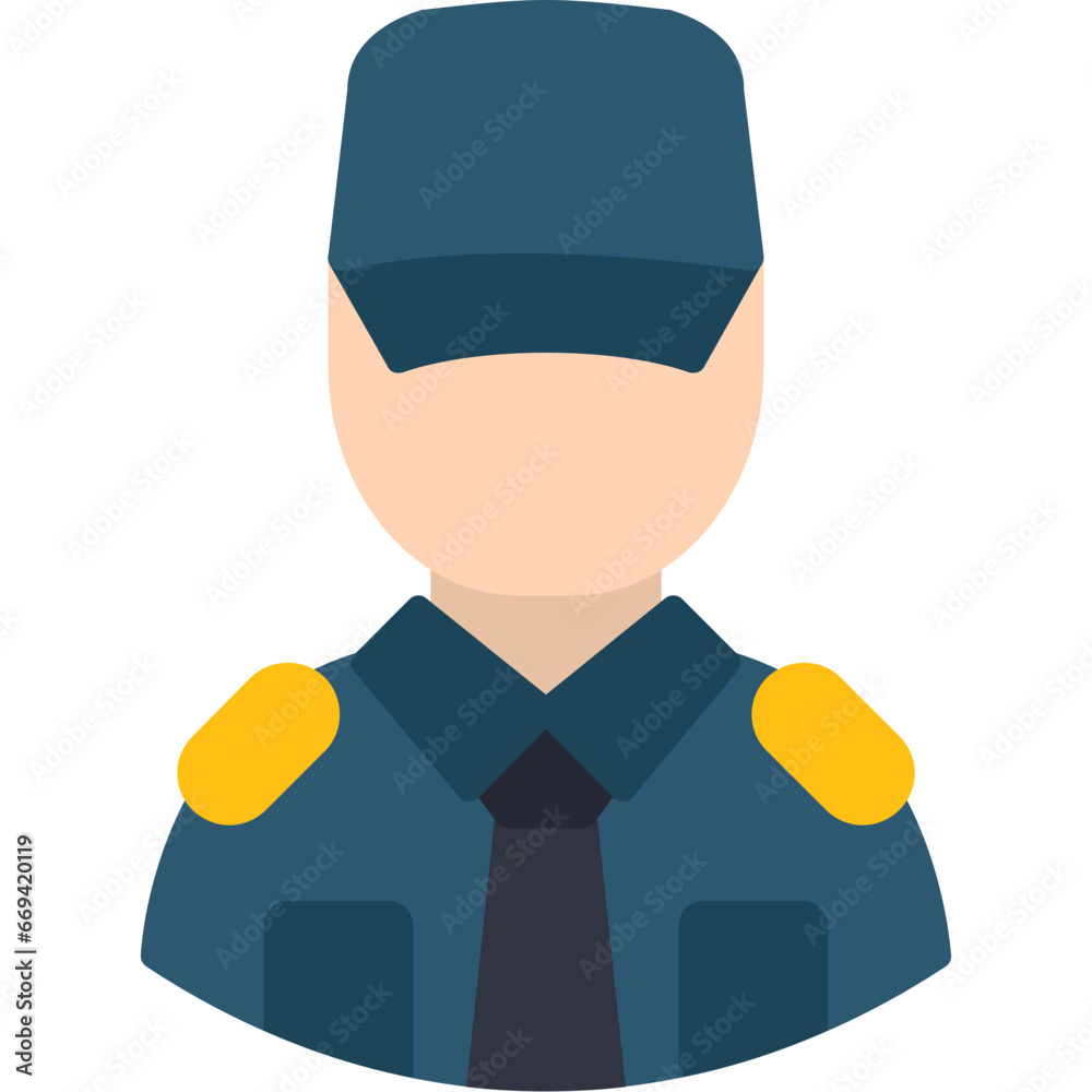 Security Man Icon Security Man Icon