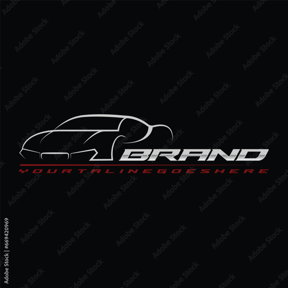Sport cars automotive logo template Perfect logo for business related to automotive industry
