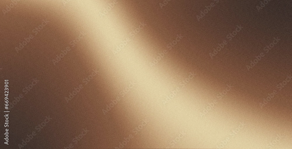 A beautiful Abstract beige brown color gradient dark background grainy noise texture banner,website header design - obrazy, fototapety, plakaty 