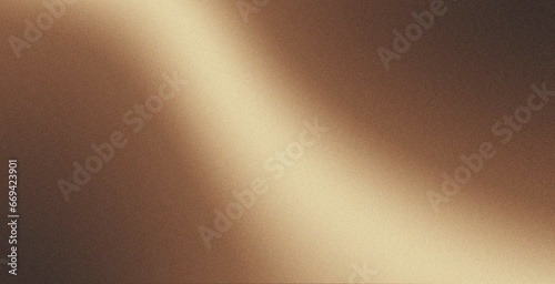 Fototapeta Naklejka Na Ścianę i Meble -  A beautiful Abstract beige brown color gradient dark background grainy noise texture banner,website header design