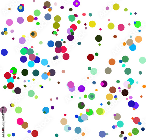 Seamless pattern with Colorful circles and dots background Vector repeating texture