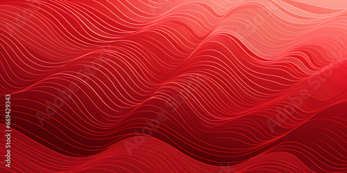 waved red background with a wavy pattern, Chinese New Year festivities, striped compositions, circular shapes, 2D red pattern with waves, minimalist color palette, Chinese wallpaper
