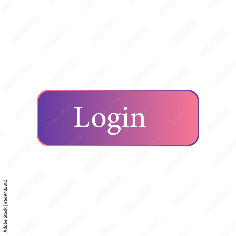 Login button for UI UX for App Or Web Login button for UI UX for App Or Web