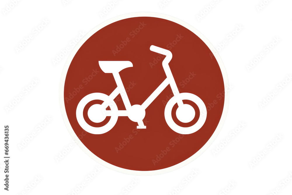 This image showcases an isolated bicycle road sign in vector illustration.
Generative AI This image showcases an isolated bicycle road sign in vector illustration.
Generative AI