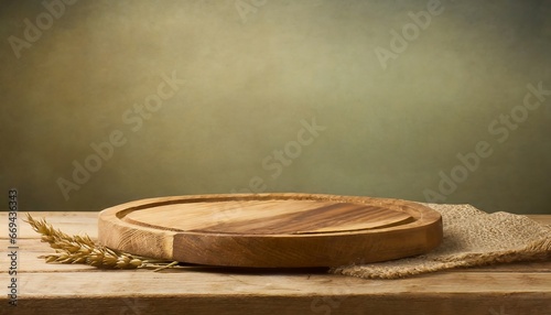 ackground with wooden panel on grunge background