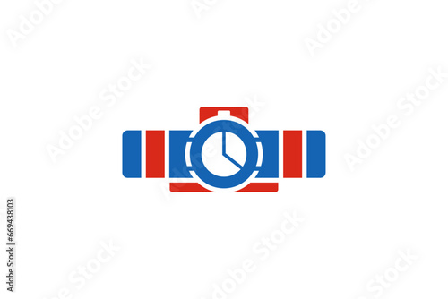 Wristwatch and camera company logo design. Free Download Wristwatch and camera company logo design. - GFXLoad