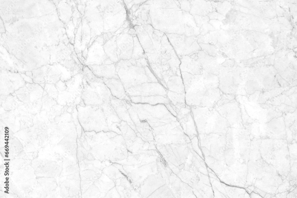 White marble texture with natural pattern for background or design artwork.