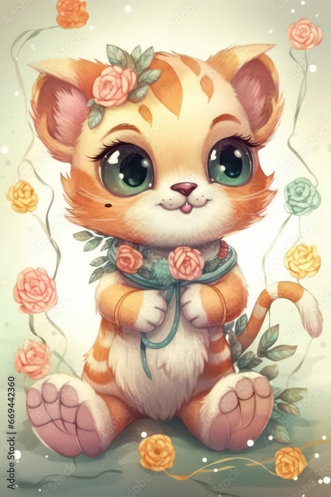 kawaii animal portrait kawaii animal portrait