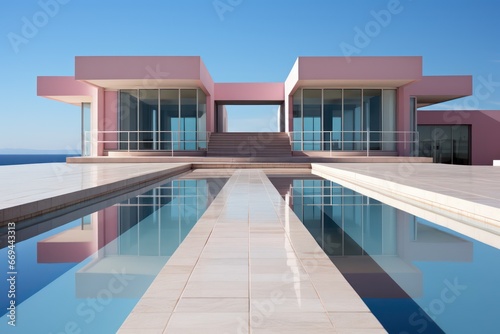 modern house with swimming pool © Stasie