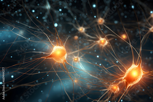 Neurological Impulses  Visualized Synapses 