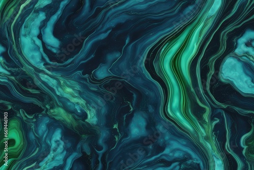 dark blue marble background with green liquid pattern seamless marble or granite wall with green wave