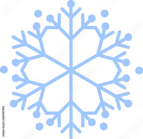 snow crystal icon 