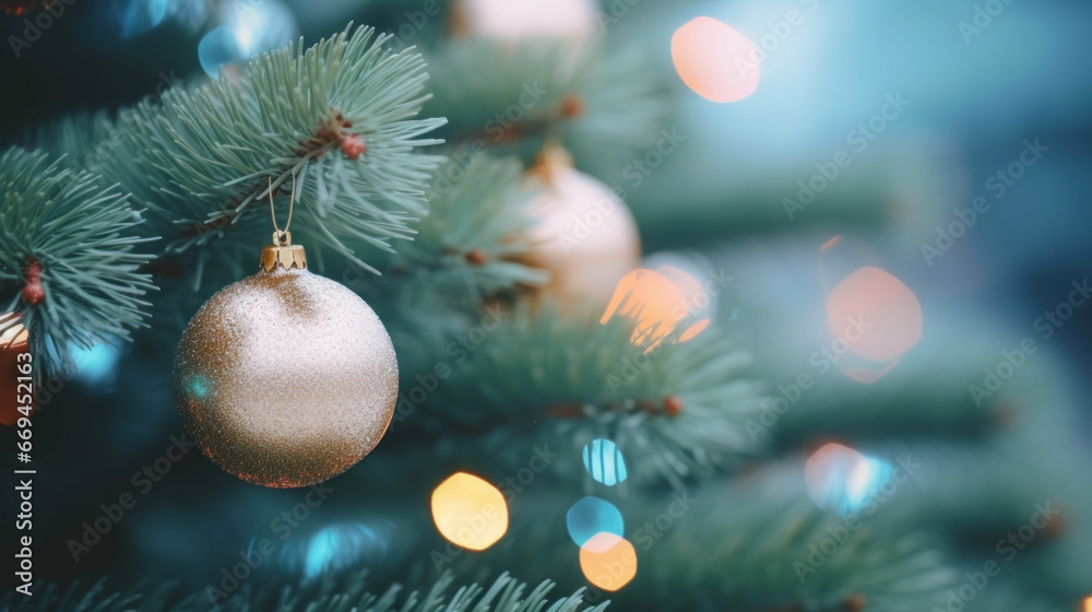 Close up Christmas tree background Close up Christmas tree background