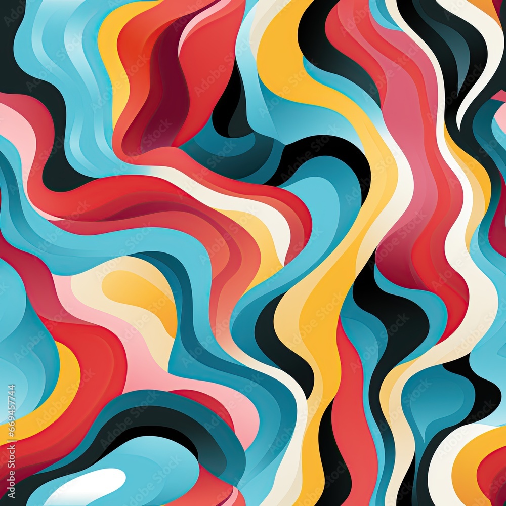 seamless pattern with wavy abstract texture seamless pattern with wavy abstract texture