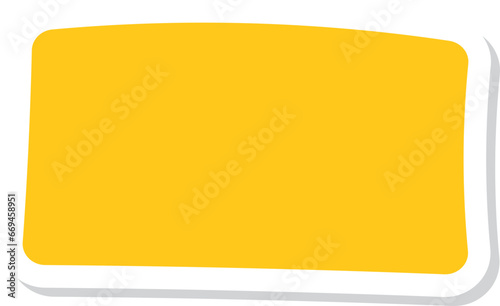 Free Download sticker shape - GFXLoad