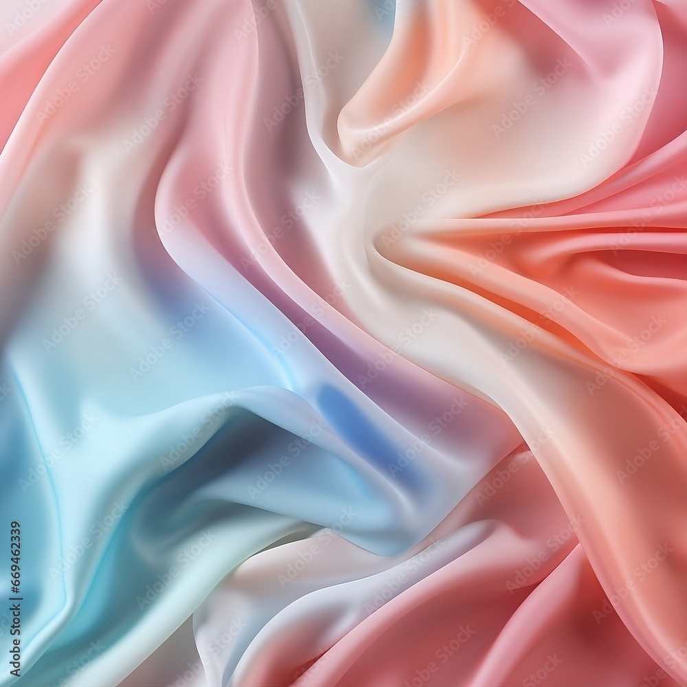 Pastel-toned silk that can be used as a background image.