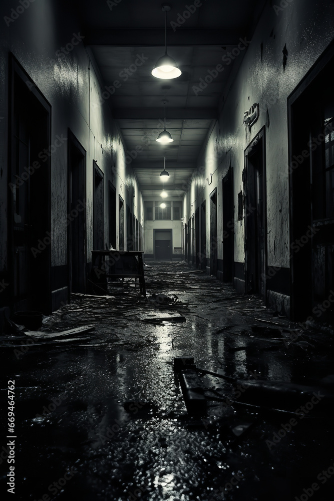 abandoned psychiatric center
