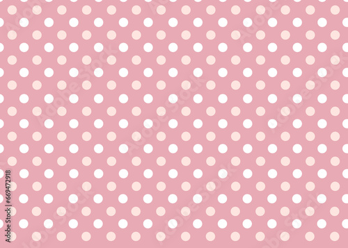 pink and white polka dot with purple background
