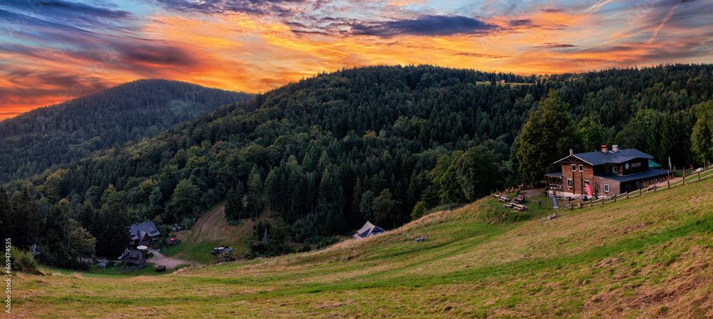 panorama of the mountains
